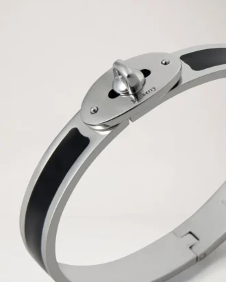 Bayswater Enamel Bracelet Black Stainless Steel & Enamel Bayswater Enamel Bracelet Black Stainless Steel & Enamel