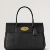 Bayswater in Black & Brass Small Classic Grain Bag Mulberry Bayswater in Black & Brass Small Classic Grain Bag Mulberry