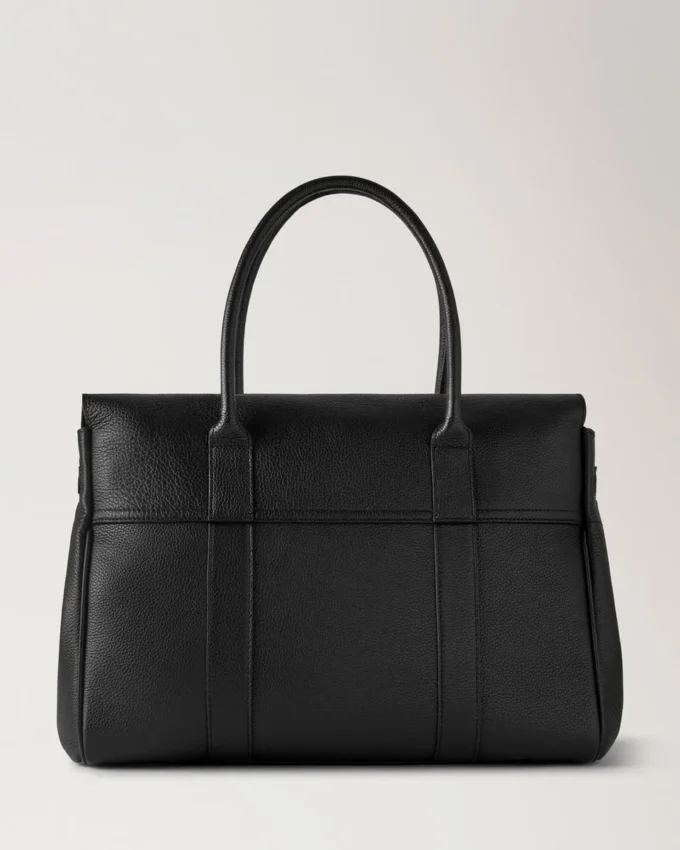 Bayswater in Black & Brass Small Classic Grain Bag Mulberry Bayswater in Black & Brass Small Classic Grain Bag Mulberry
