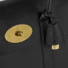 Bayswater in Black & Brass Small Classic Grain Bag Mulberry Bayswater in Black & Brass Small Classic Grain Bag Mulberry