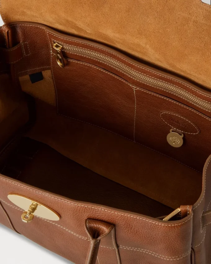 Bayswater in Oak Nvt Classic Tan Leather Bag Mulberry Bayswater in Oak Nvt Classic Tan Leather Bag Mulberry