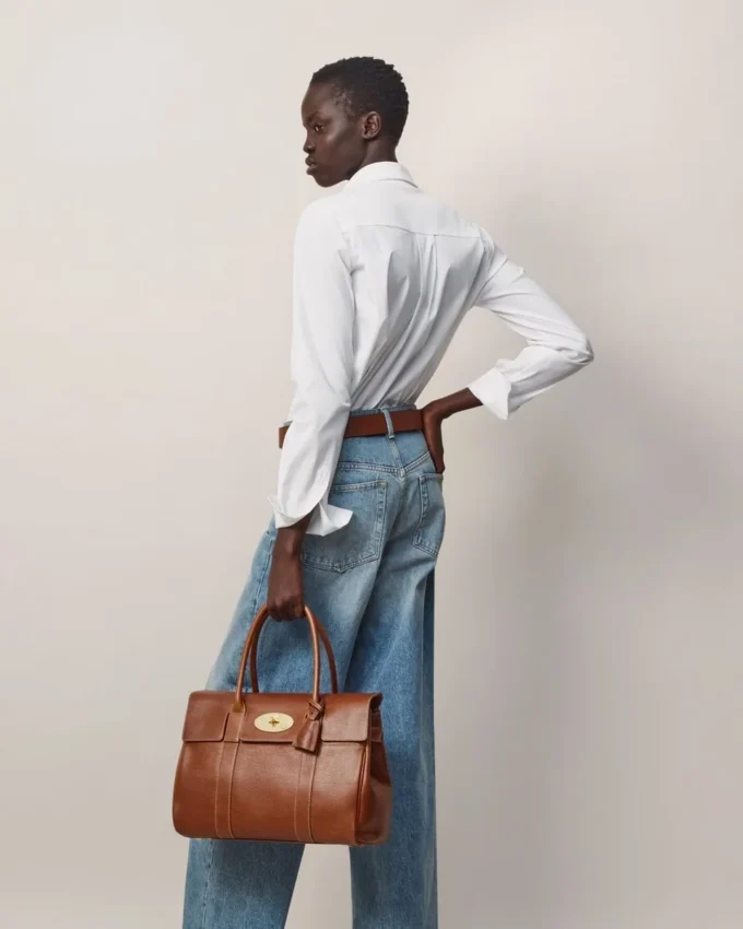 Bayswater in Oak Nvt Classic Tan Leather Bag Mulberry Bayswater in Oak Nvt Classic Tan Leather Bag Mulberry