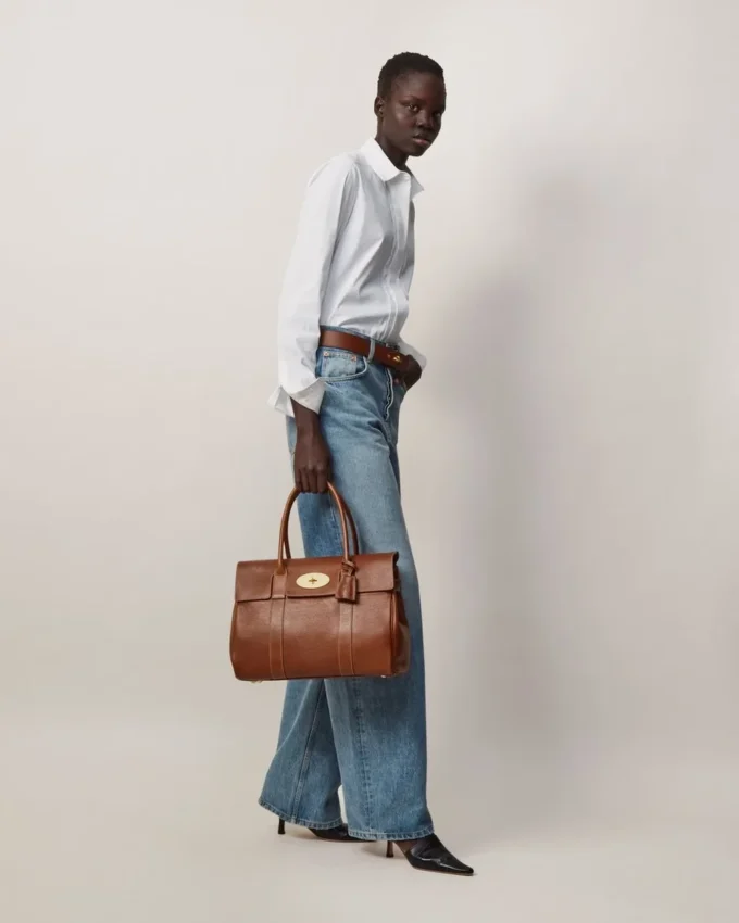 Bayswater in Oak Nvt Classic Tan Leather Bag Mulberry Bayswater in Oak Nvt Classic Tan Leather Bag Mulberry