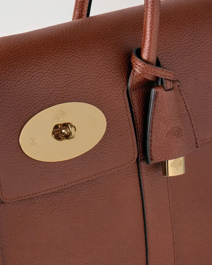 Bayswater in Oak Small Classic Grain Leather Bag Mulberry Bayswater in Oak Small Classic Grain Leather Bag Mulberry