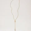 Bayswater Long Necklace Gold Plated Brass Women Bayswater Long Necklace Gold Plated Brass Women