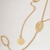 Bayswater Long Necklace Gold Plated Brass Women Bayswater Long Necklace Gold Plated Brass Women