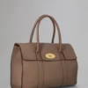 Bayswater Pre-Loved Taupe Classic Grain Pre-Loved Bags Bayswater Pre-Loved Taupe Classic Grain Pre-Loved Bags