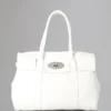 Bayswater Pre-Loved White Soft Tumbled Pre-Loved Bags Bayswater Pre-Loved White Soft Tumbled Pre-Loved Bags