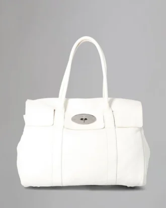 Bayswater Pre-Loved White Soft Tumbled Pre-Loved Bags