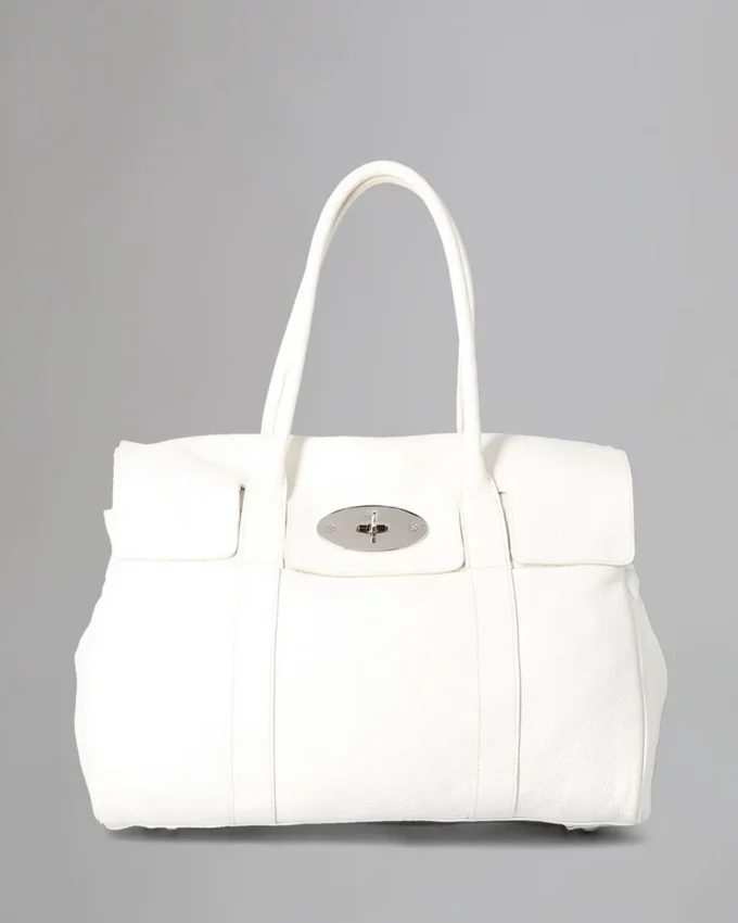 Bayswater Pre-Loved White Soft Tumbled Pre-Loved Bags Bayswater Pre-Loved White Soft Tumbled Pre-Loved Bags