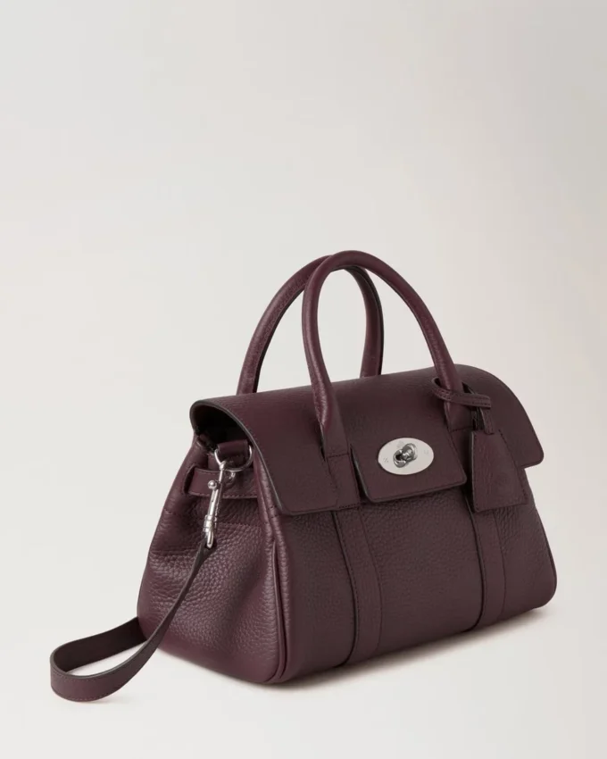 Bayswater Satchel Black Cherry Heavy Grain Bayswater Bayswater Satchel Black Cherry Heavy Grain Bayswater