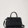 Bayswater Satchel Black Natural Grain Bayswater Bayswater Satchel Black Natural Grain Bayswater