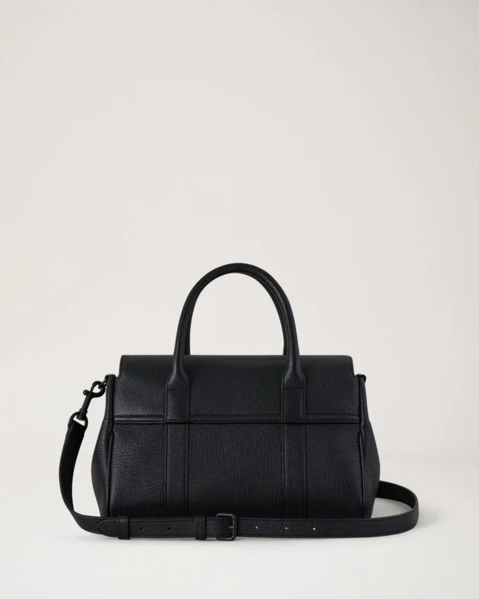 Bayswater Satchel Black Natural Grain Bayswater Bayswater Satchel Black Natural Grain Bayswater