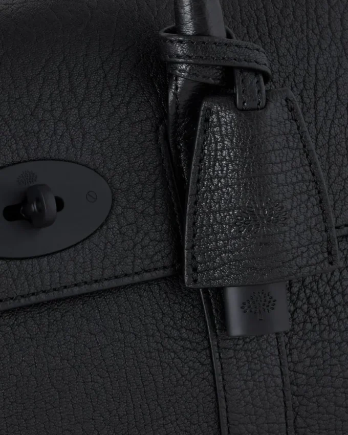 Bayswater Satchel Black Natural Grain Bayswater Bayswater Satchel Black Natural Grain Bayswater