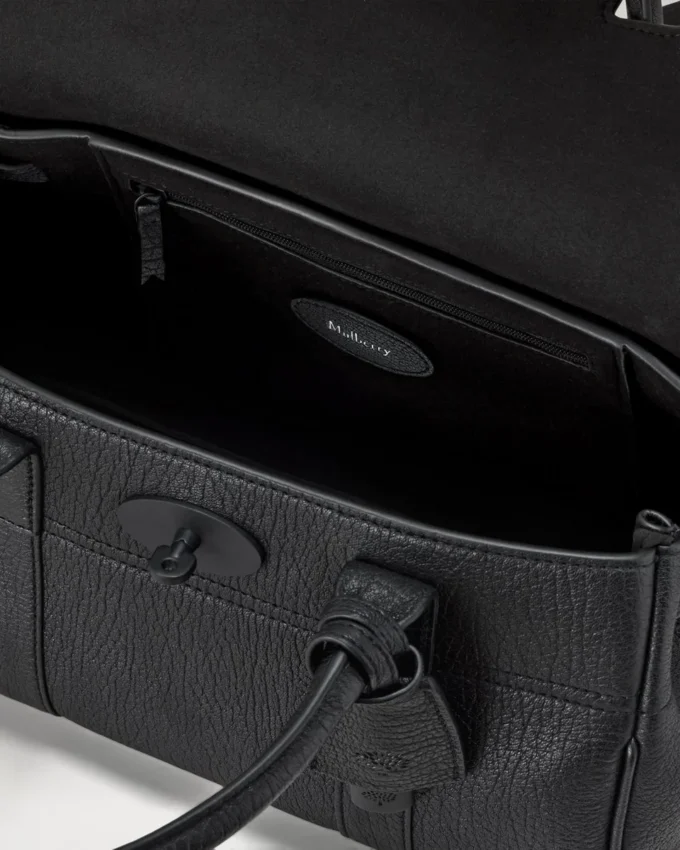 Bayswater Satchel Black Natural Grain Bayswater Bayswater Satchel Black Natural Grain Bayswater