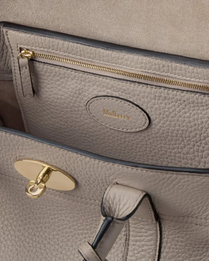 Bayswater Satchel Cashmere Taupe Heavy Grain Women Bayswater Satchel Cashmere Taupe Heavy Grain Women