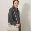 Bayswater Satchel Chalk Heavy Grain Women Bayswater Satchel Chalk Heavy Grain Women