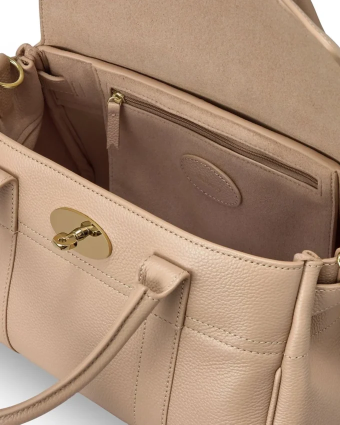 Bayswater Satchel Crumpet Small Classic Grain Women Bayswater Satchel Crumpet Small Classic Grain Women