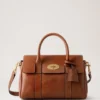 Bayswater Satchel in Oak Nvt Leather Shoulder Bag Mulberry Bayswater Satchel in Oak Nvt Leather Shoulder Bag Mulberry