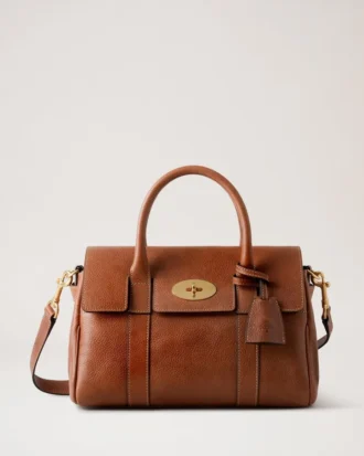 bayswater satchel in oak nvt leather shoulder bag mulberry 1 330x413 - Bayswater Satchel in Oak Nvt Leather Shoulder Bag Mulberry