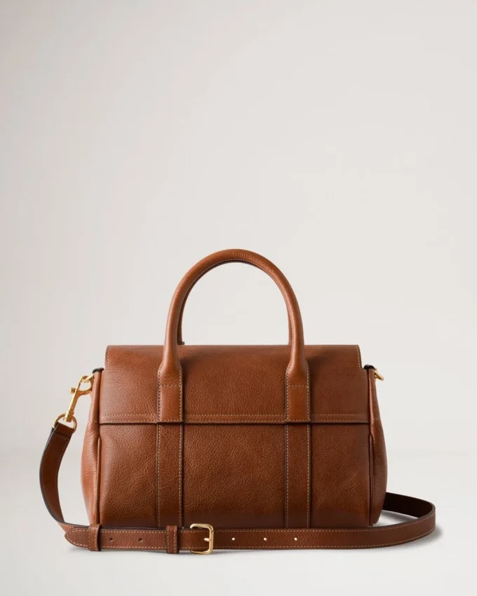 Bayswater Satchel in Oak Nvt Leather Shoulder Bag Mulberry Bayswater Satchel in Oak Nvt Leather Shoulder Bag Mulberry