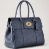 Bayswater Stormy Blue Ostrich Women Bayswater Stormy Blue Ostrich Women