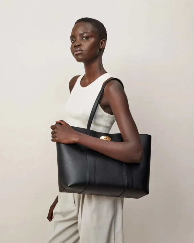 Bayswater Tote Black Small Classic Grain Women Bayswater Tote Black Small Classic Grain Women