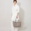 Bayswater Tote Cashmere Taupe Small Classic Grain Bayswater Tote Cashmere Taupe Small Classic Grain
