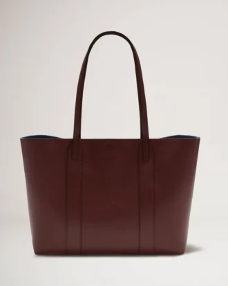 Bayswater Tote in Burgundy Small Classic Grain Leather Mulberry