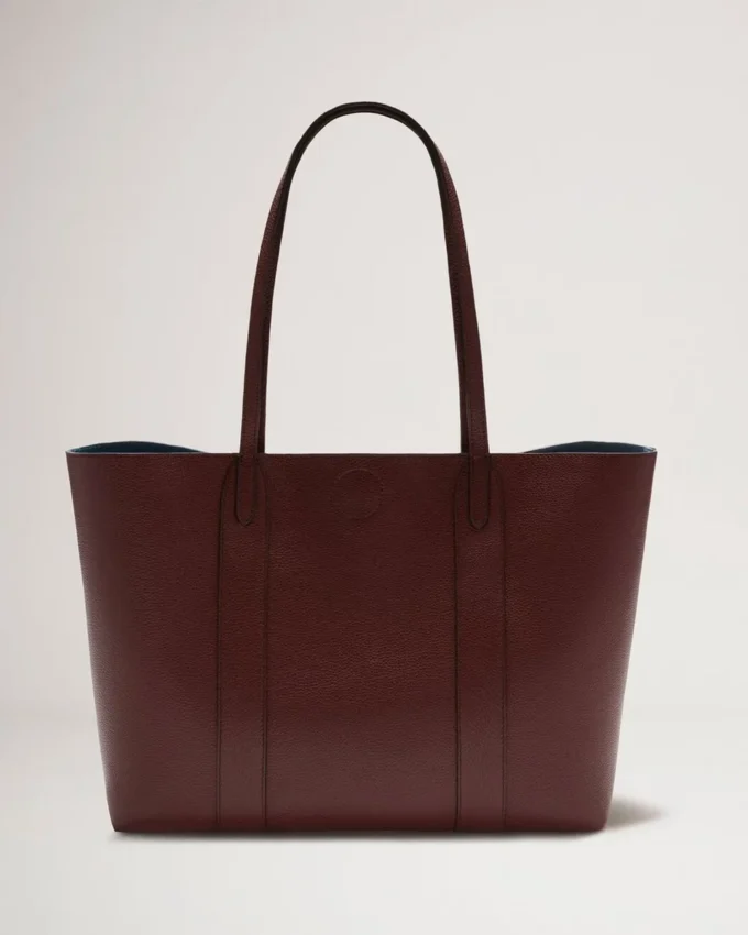 Bayswater Tote in Burgundy Small Classic Grain Leather Mulberry Bayswater Tote in Burgundy Small Classic Grain Leather Mulberry