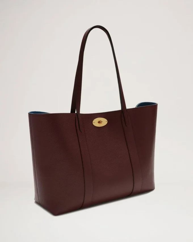 Bayswater Tote in Burgundy Small Classic Grain Leather Mulberry Bayswater Tote in Burgundy Small Classic Grain Leather Mulberry