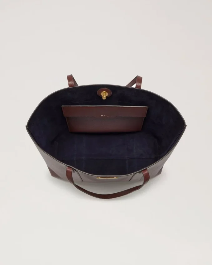 Bayswater Tote in Burgundy Small Classic Grain Leather Mulberry Bayswater Tote in Burgundy Small Classic Grain Leather Mulberry