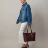 Bayswater Tote in Burgundy Small Classic Grain Leather Mulberry Bayswater Tote in Burgundy Small Classic Grain Leather Mulberry