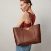 Bayswater Tote in Oak Small Classic Grain Shoulder Bag Mulberry Bayswater Tote in Oak Small Classic Grain Shoulder Bag Mulberry