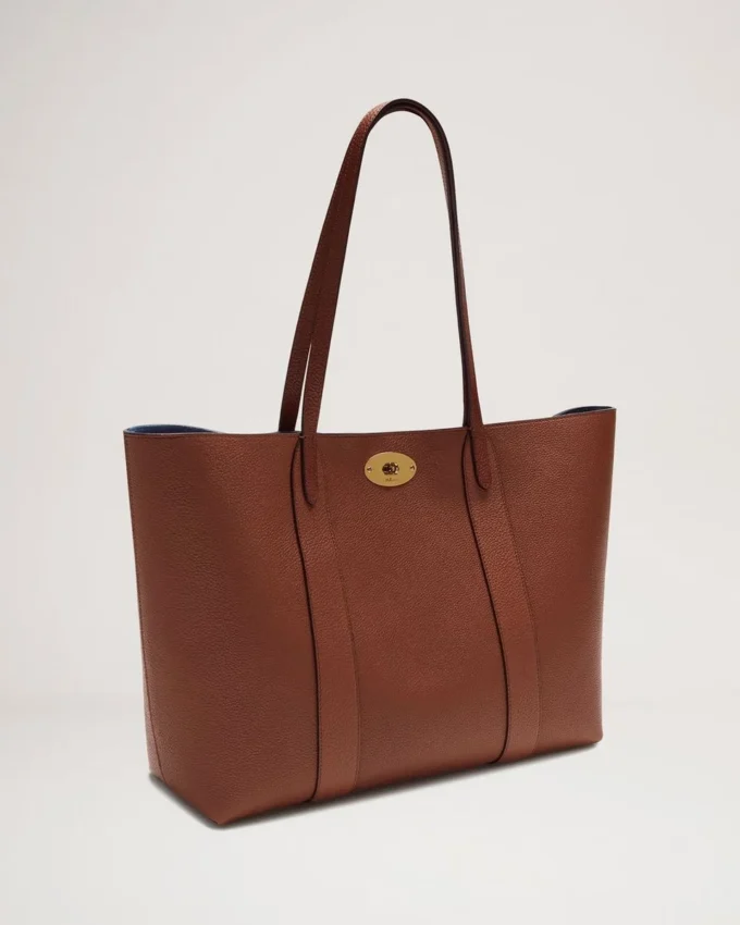 Bayswater Tote in Oak Small Classic Grain Shoulder Bag Mulberry Bayswater Tote in Oak Small Classic Grain Shoulder Bag Mulberry