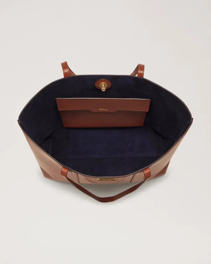 Bayswater Tote in Oak Small Classic Grain Shoulder Bag Mulberry Bayswater Tote in Oak Small Classic Grain Shoulder Bag Mulberry