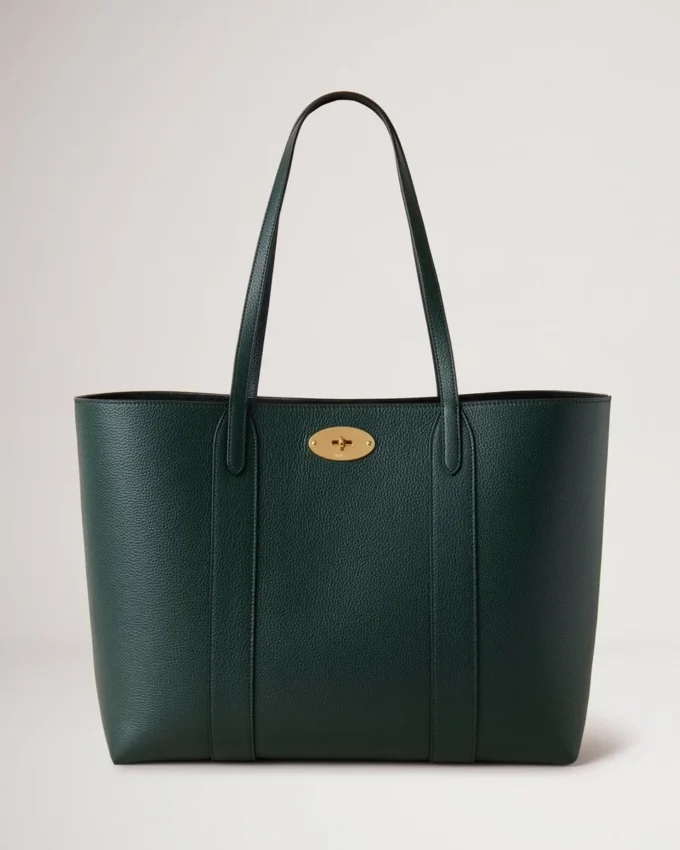 Bayswater Tote Mulberry Green Small Classic Grain Bayswater Tote Mulberry Green Small Classic Grain