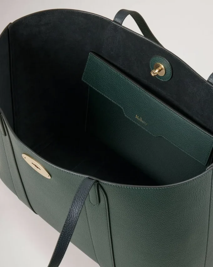 Bayswater Tote Mulberry Green Small Classic Grain Bayswater Tote Mulberry Green Small Classic Grain