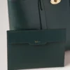 Bayswater Tote Mulberry Green Small Classic Grain Bayswater Tote Mulberry Green Small Classic Grain