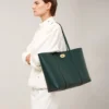 Bayswater Tote Mulberry Green Small Classic Grain Bayswater Tote Mulberry Green Small Classic Grain