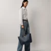 Bayswater Tote Night Sky & Poplin Blue Small Classic Grain with Contrast Bayswater Tote Night Sky & Poplin Blue Small Classic Grain with Contrast