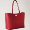 Bayswater Tote Scarlet Red Small Classic Grain Women Bayswater Tote Scarlet Red Small Classic Grain Women