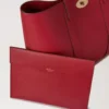 Bayswater Tote Scarlet Red Small Classic Grain Women Bayswater Tote Scarlet Red Small Classic Grain Women