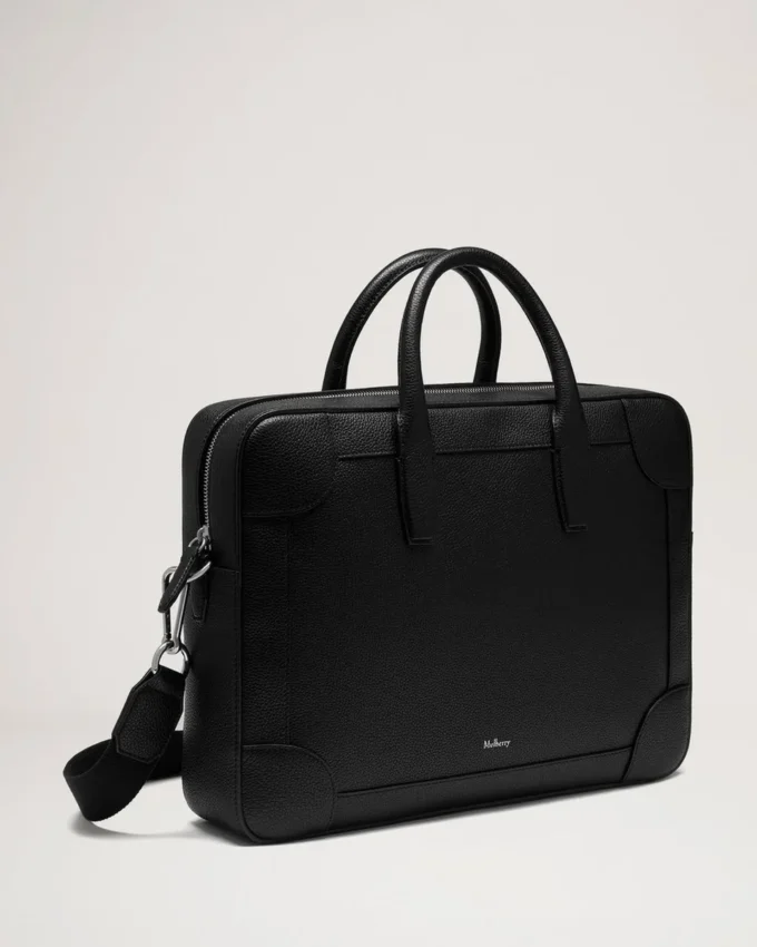 Belgrave Single Document Holder Black Small Classic Grain Belgrave Single Document Holder Black Small Classic Grain