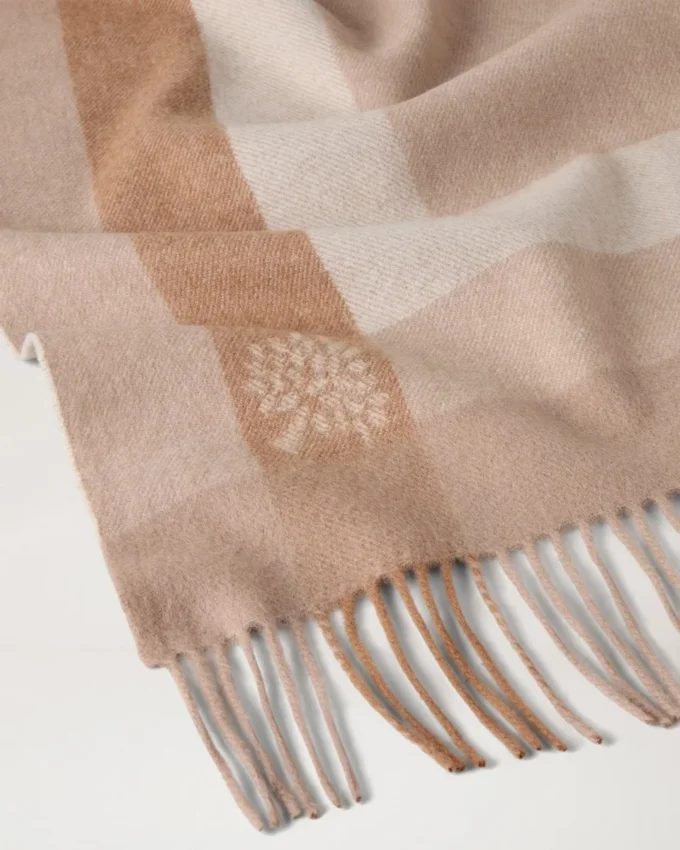 Blanket Camel Merino Wool Women Blanket Camel Merino Wool Women
