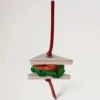 British Summer Bag Charm – Sandwich Multicolour Mixed Material British Summer Bag Charm – Sandwich Multicolour Mixed Material
