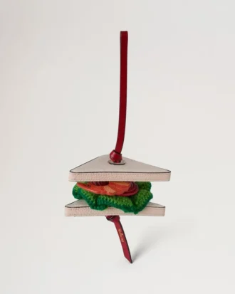 British Summer Bag Charm – Sandwich Multicolour Mixed Material
