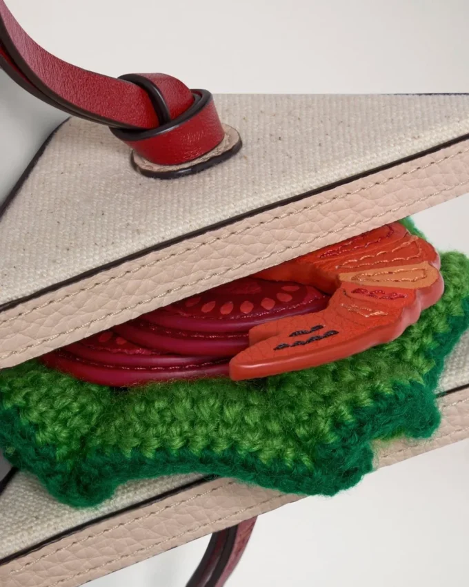 British Summer Bag Charm – Sandwich Multicolour Mixed Material British Summer Bag Charm – Sandwich Multicolour Mixed Material