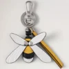British Summer Keyring – Bumblebee Multicolour Mixed Material British Summer Keyring – Bumblebee Multicolour Mixed Material