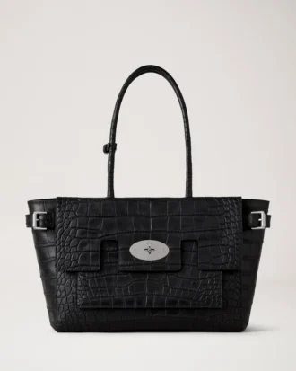 Buckle Bayswater Black Croc Nvt Women